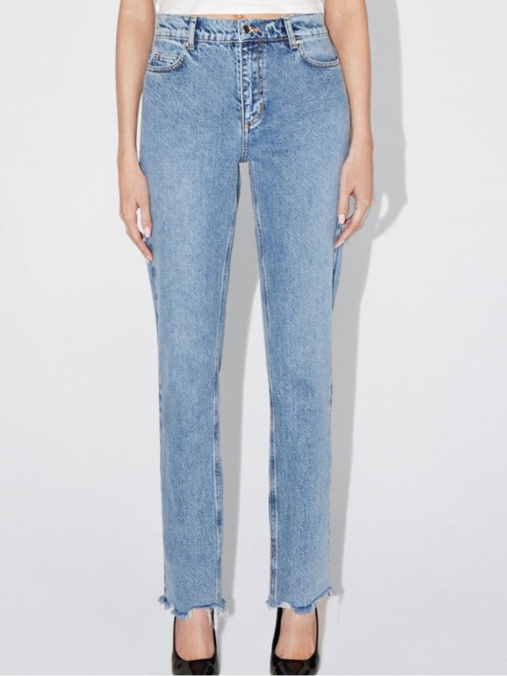 Khy Classic Straight Leg Denim Light Wash